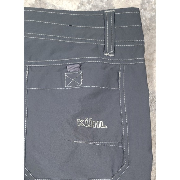 KUHL Born In The Mountains Performance Gray Chino Outdoors Shorts Men's Sz 38x11 - Picture 8 of 8